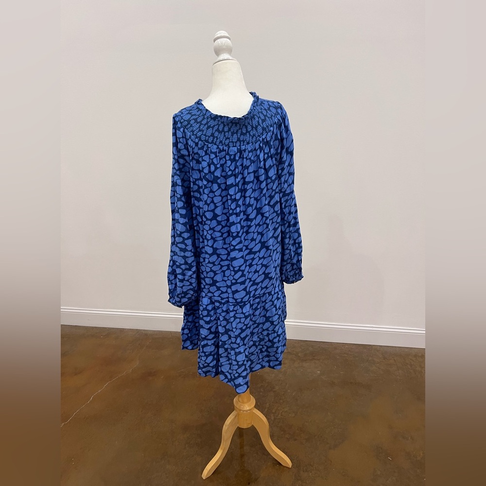 Loft long sleeve printed dress.